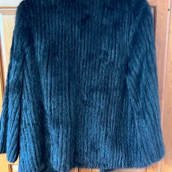 Black mink coat, size medium - Picture 5 of 7